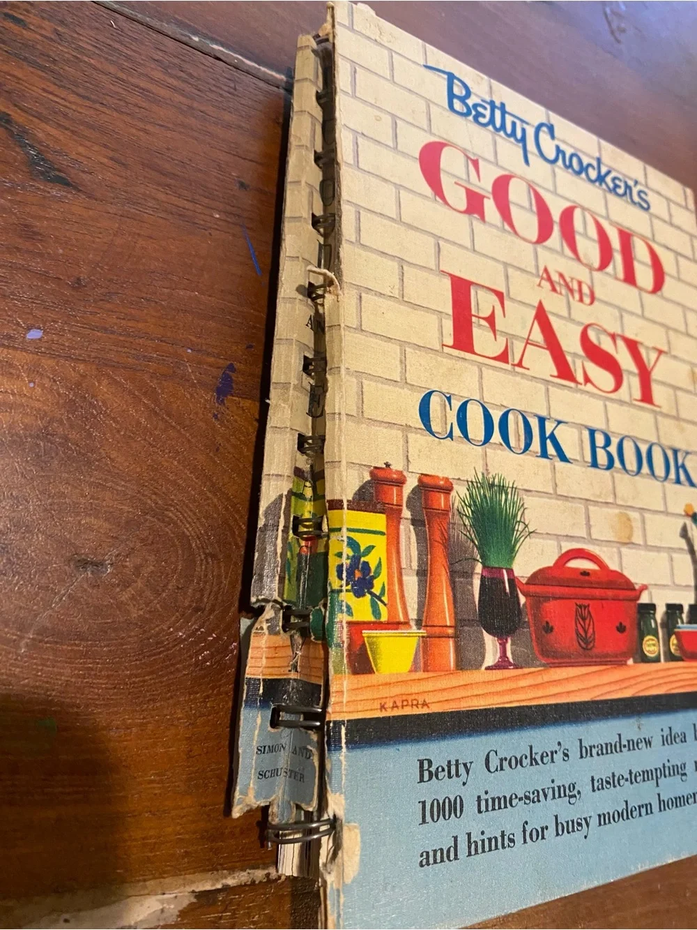 Betty Crocker’s Good and Easy Cook Book - Faux Brock Wall Cover